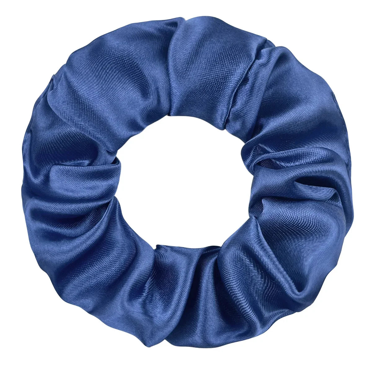 Blue Elastic Hair Band Scrunchies