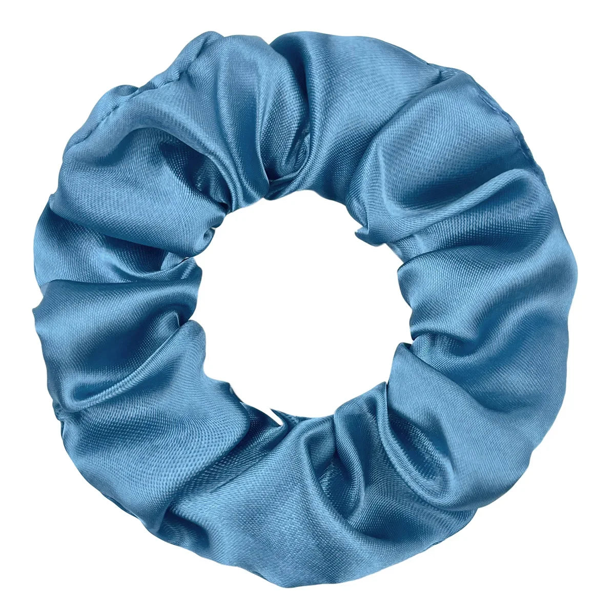 Blue Elastic Hair Band Scrunchies